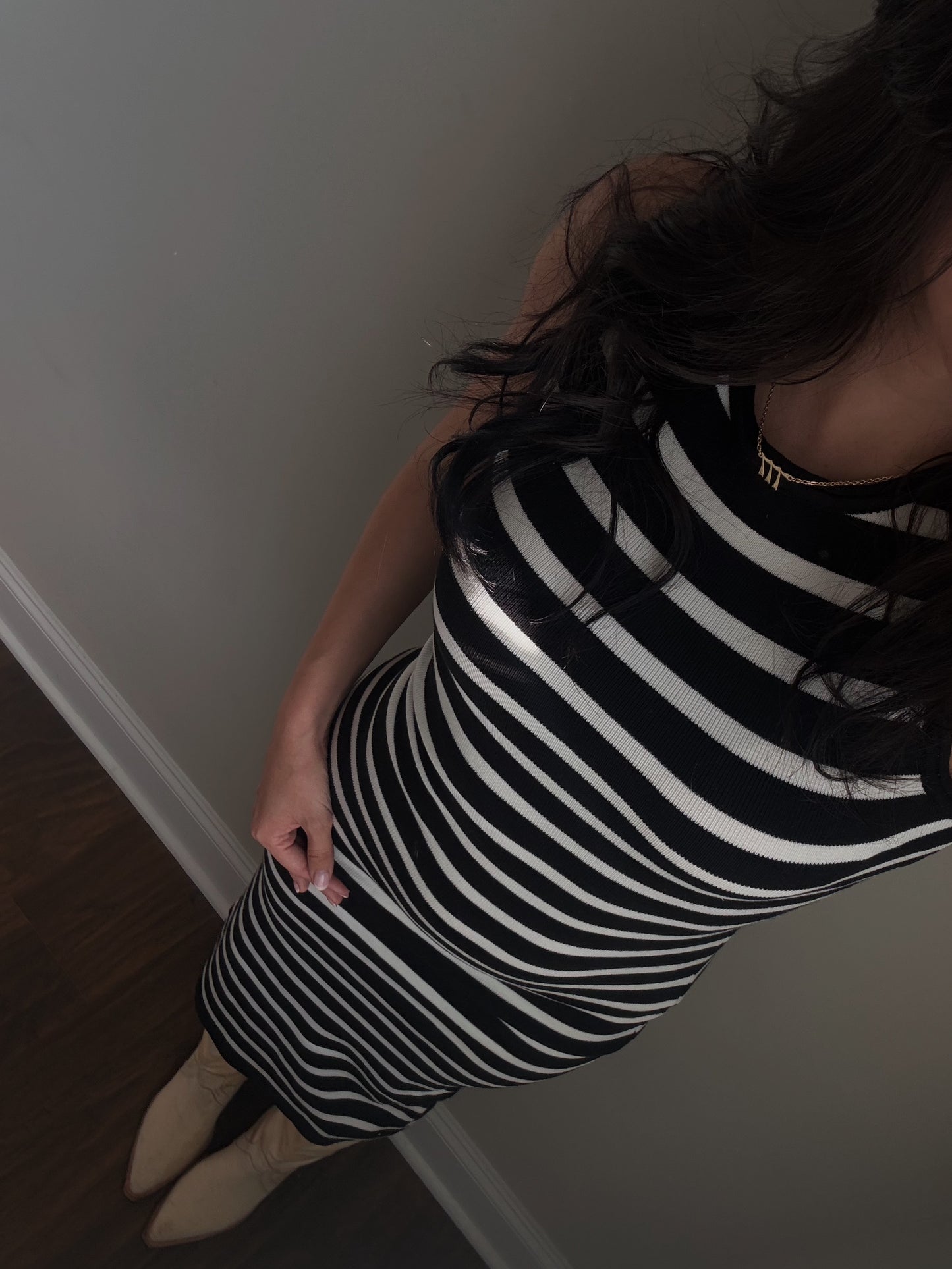 Millie Stripe Midi