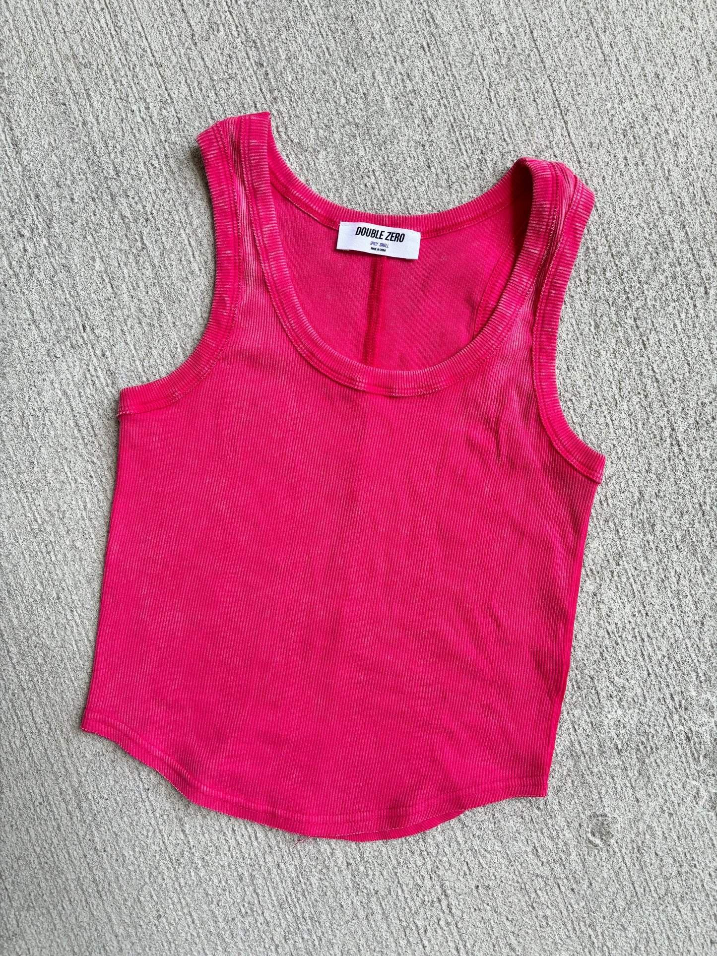 Summer Lovin’ Washed Ribbed Tank