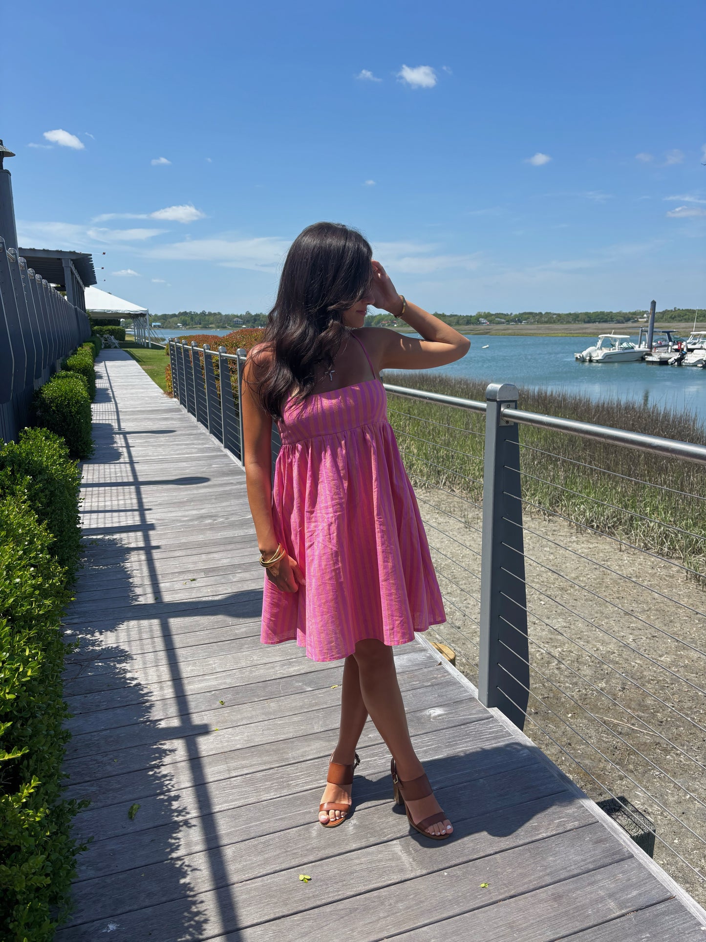 Rylan Linen Babydoll Dress