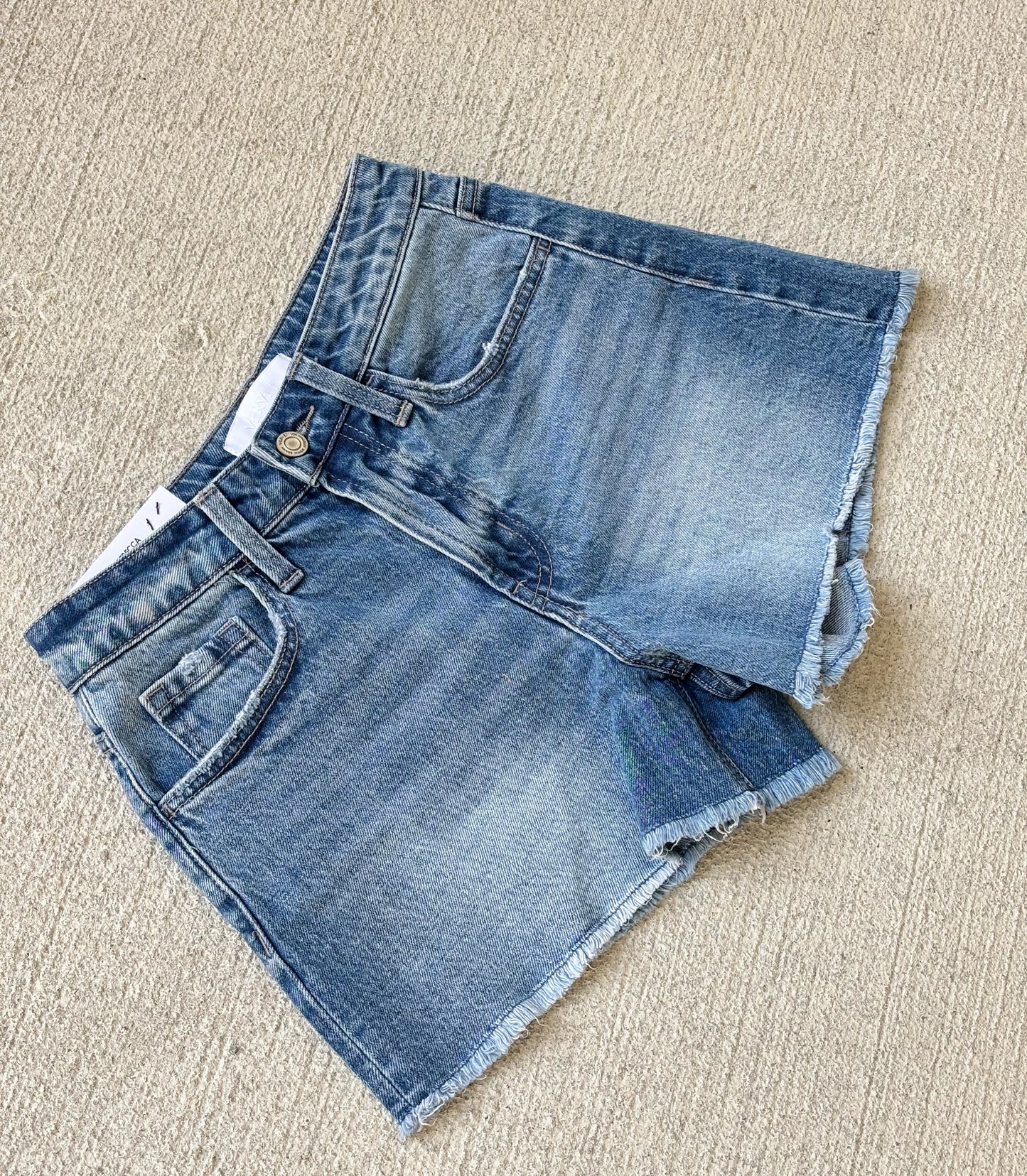 Heidi High Rise Denim Shorts