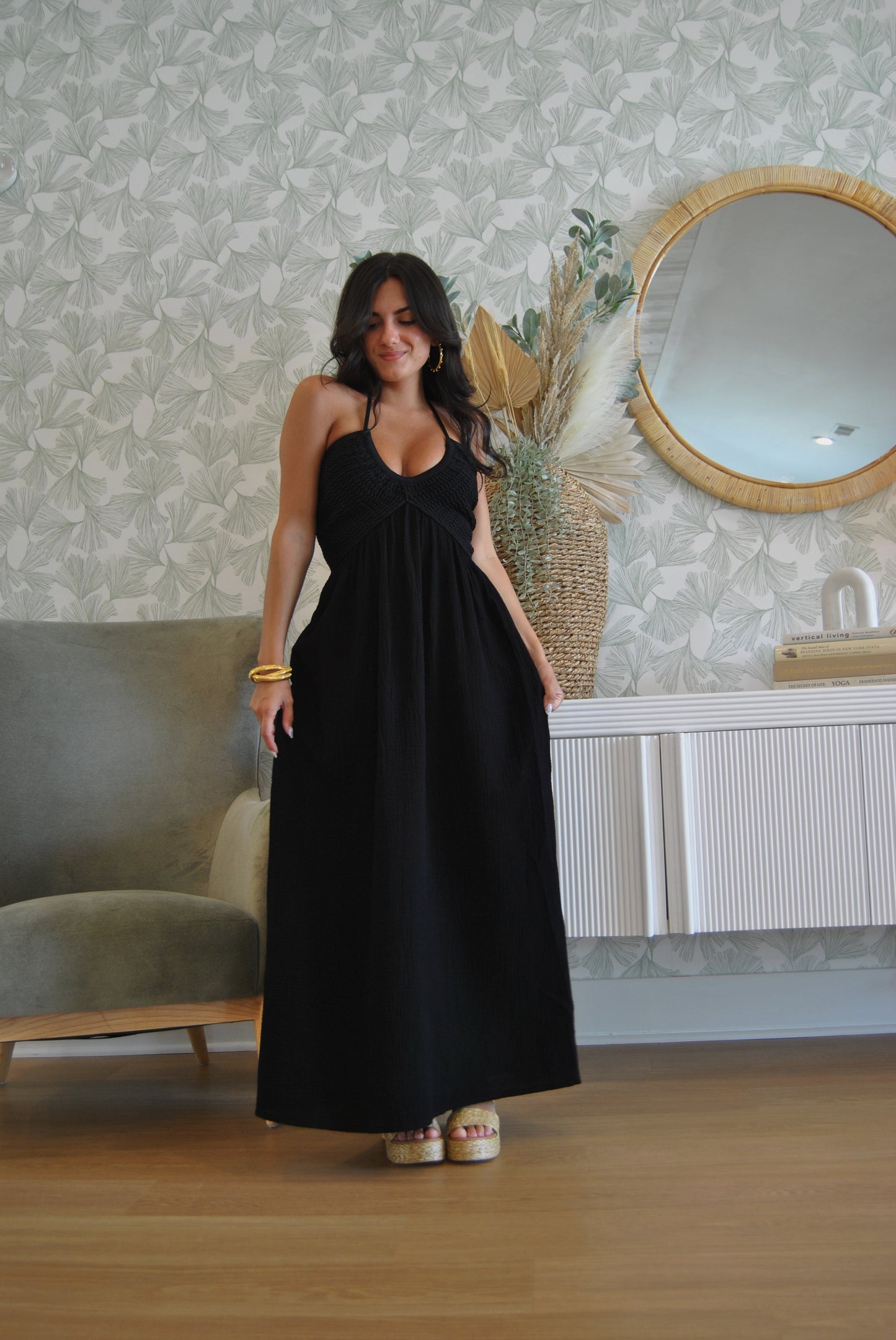 Amelia Braided Maxi Dress