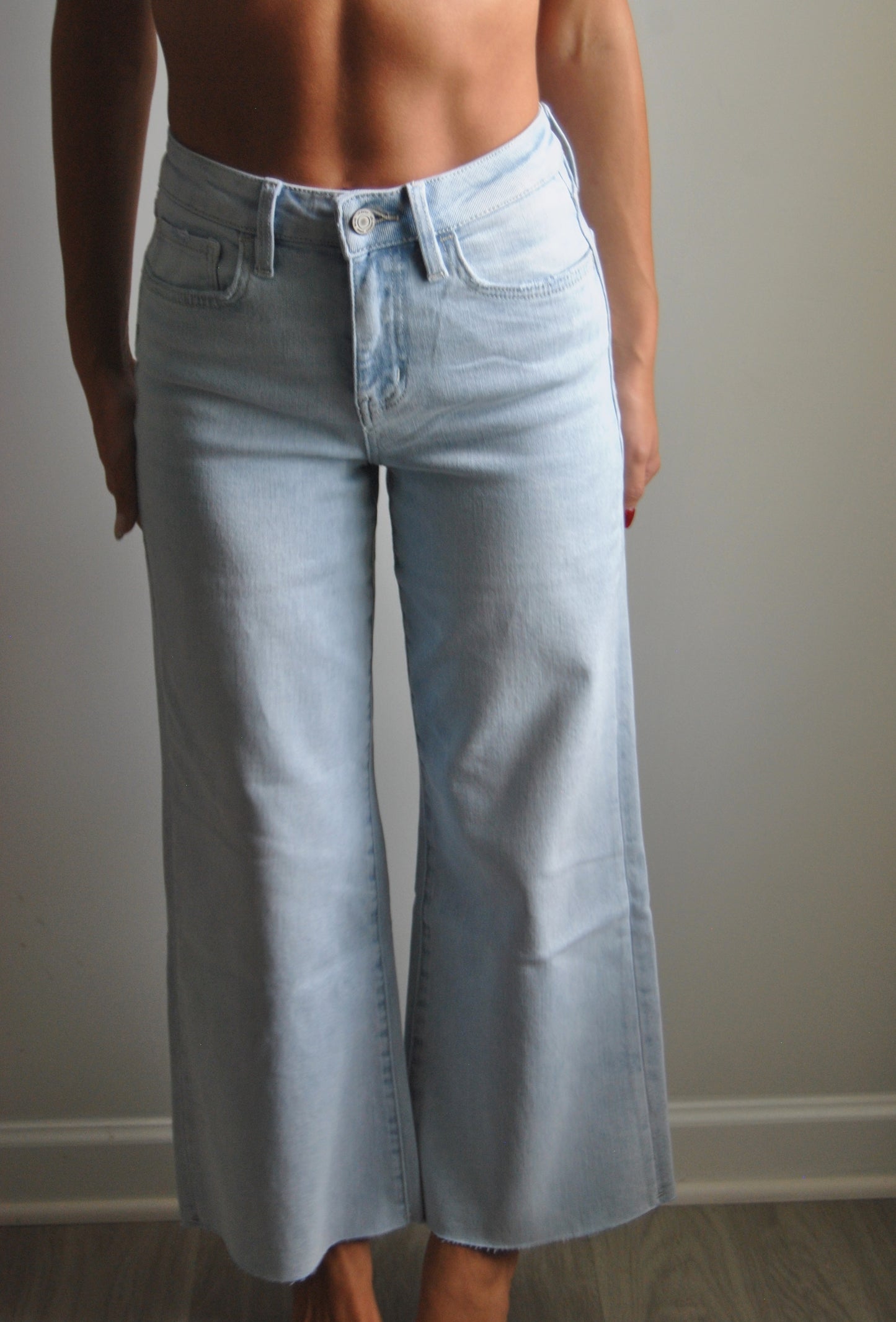 Olivia Cropped Flare Denim