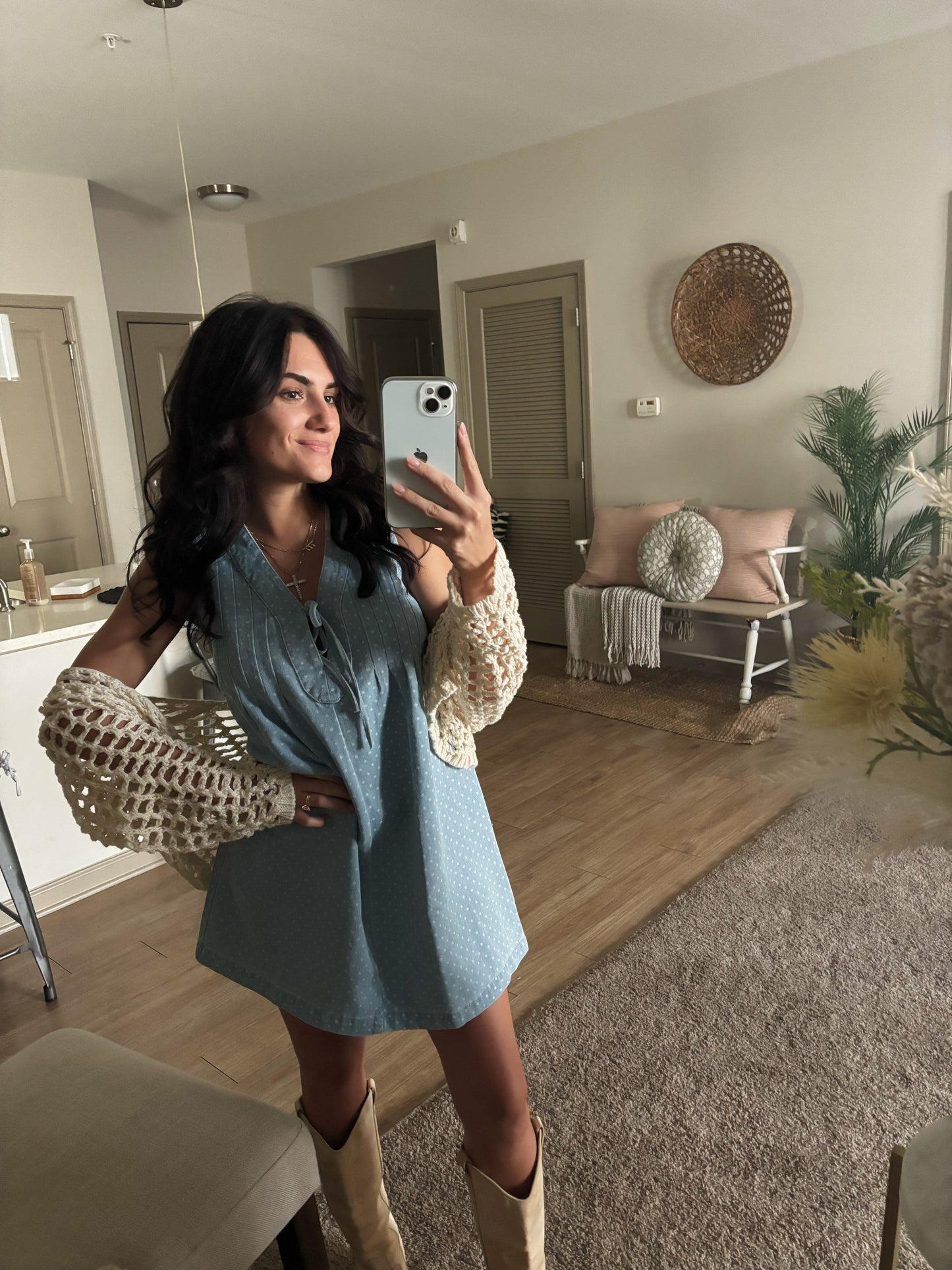 Ella Blue Jean Dress