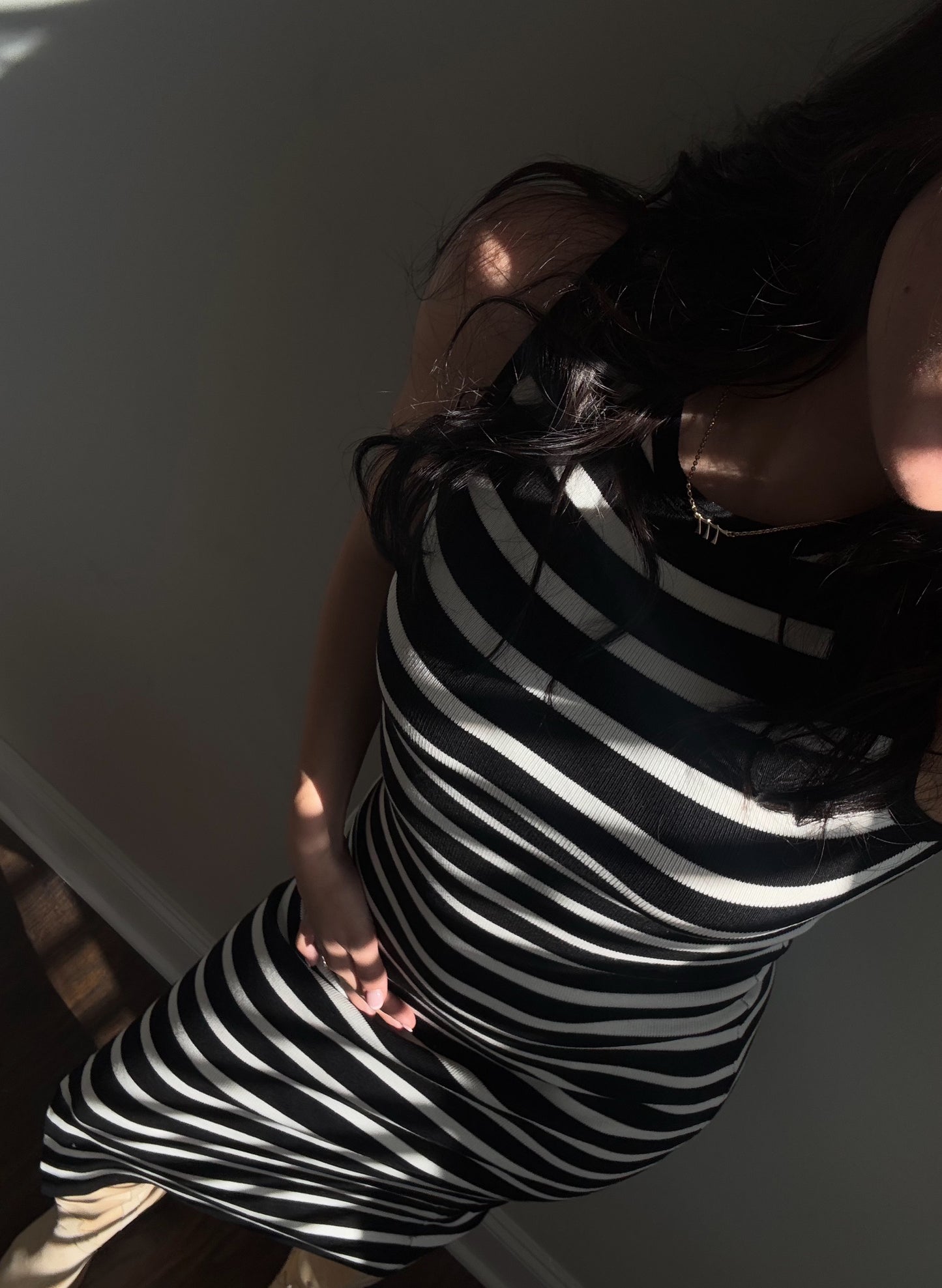 Millie Stripe Midi