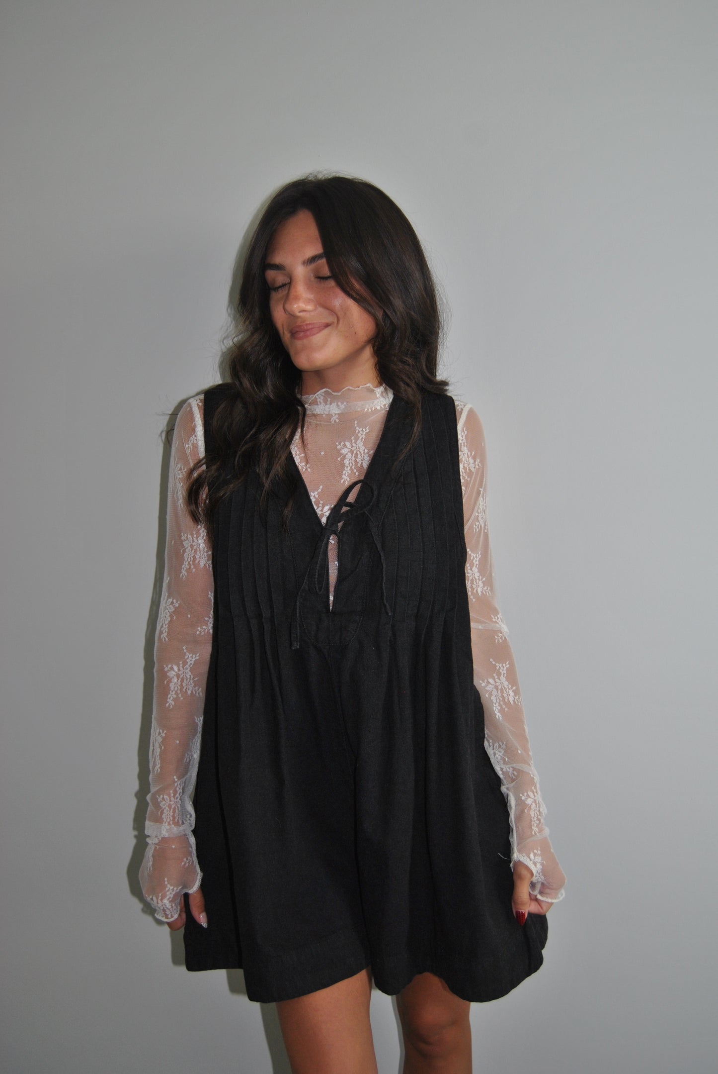 Shayna's Denim Romper