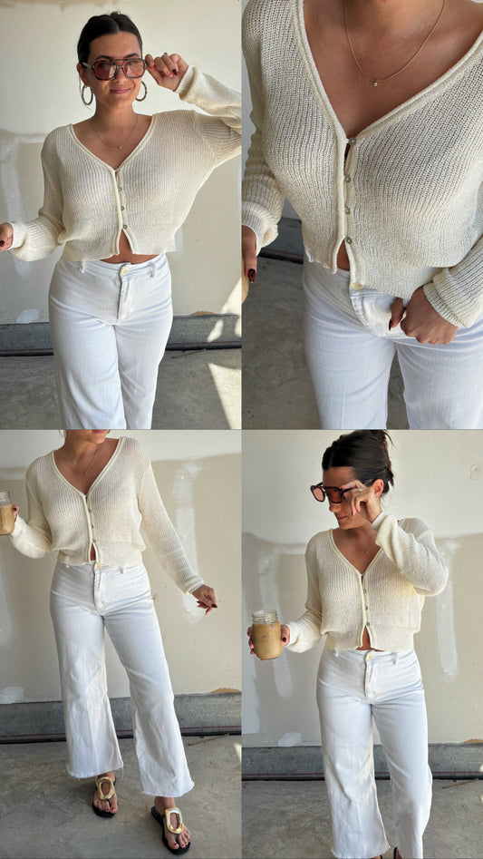 Cream Please Cardigan