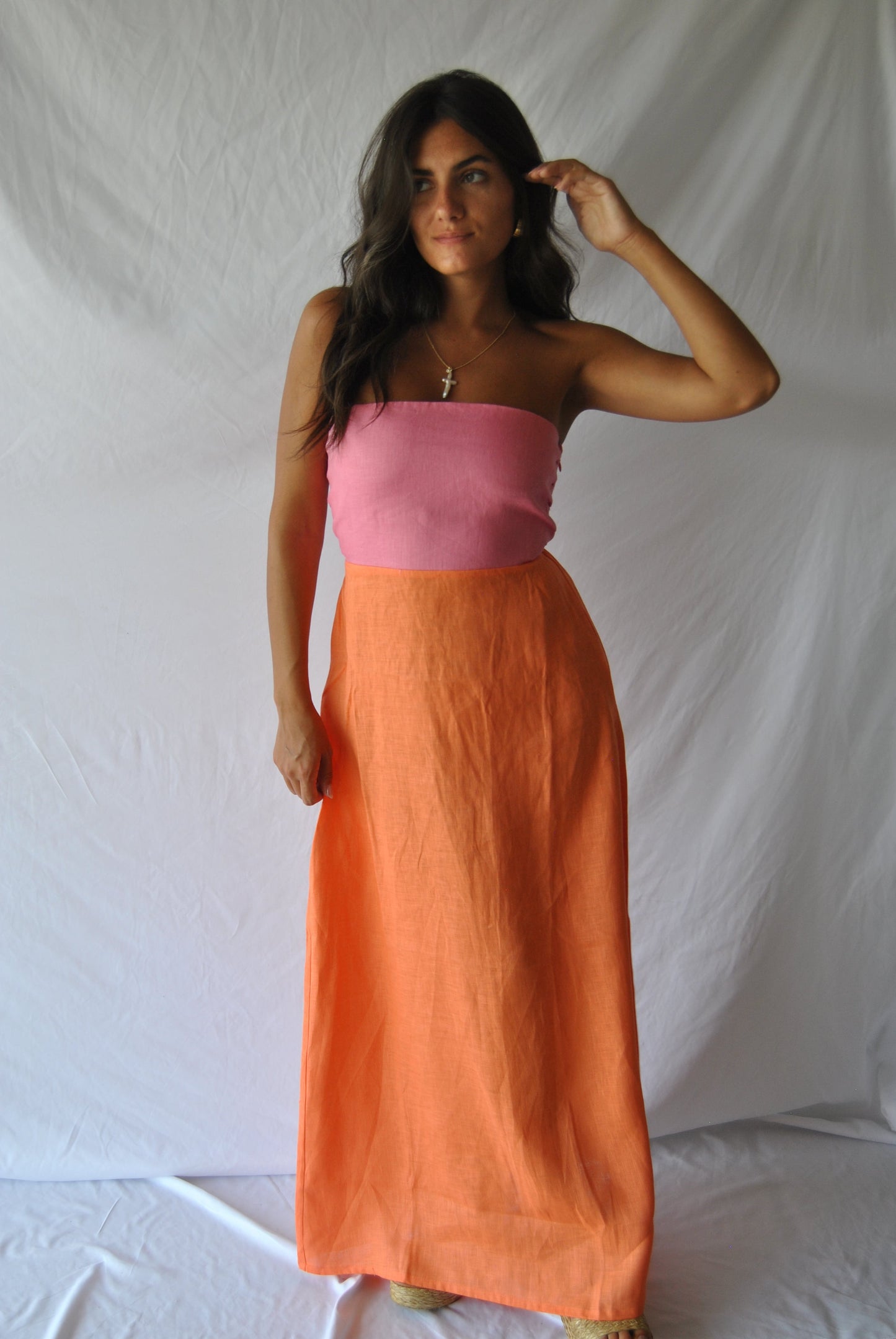 Miami Vice Linen Dress