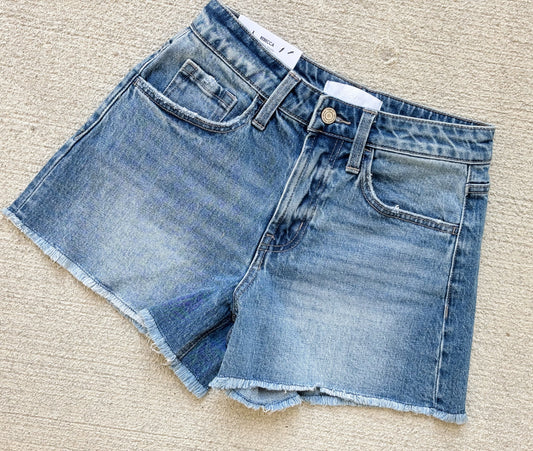 Heidi High Rise Denim Shorts