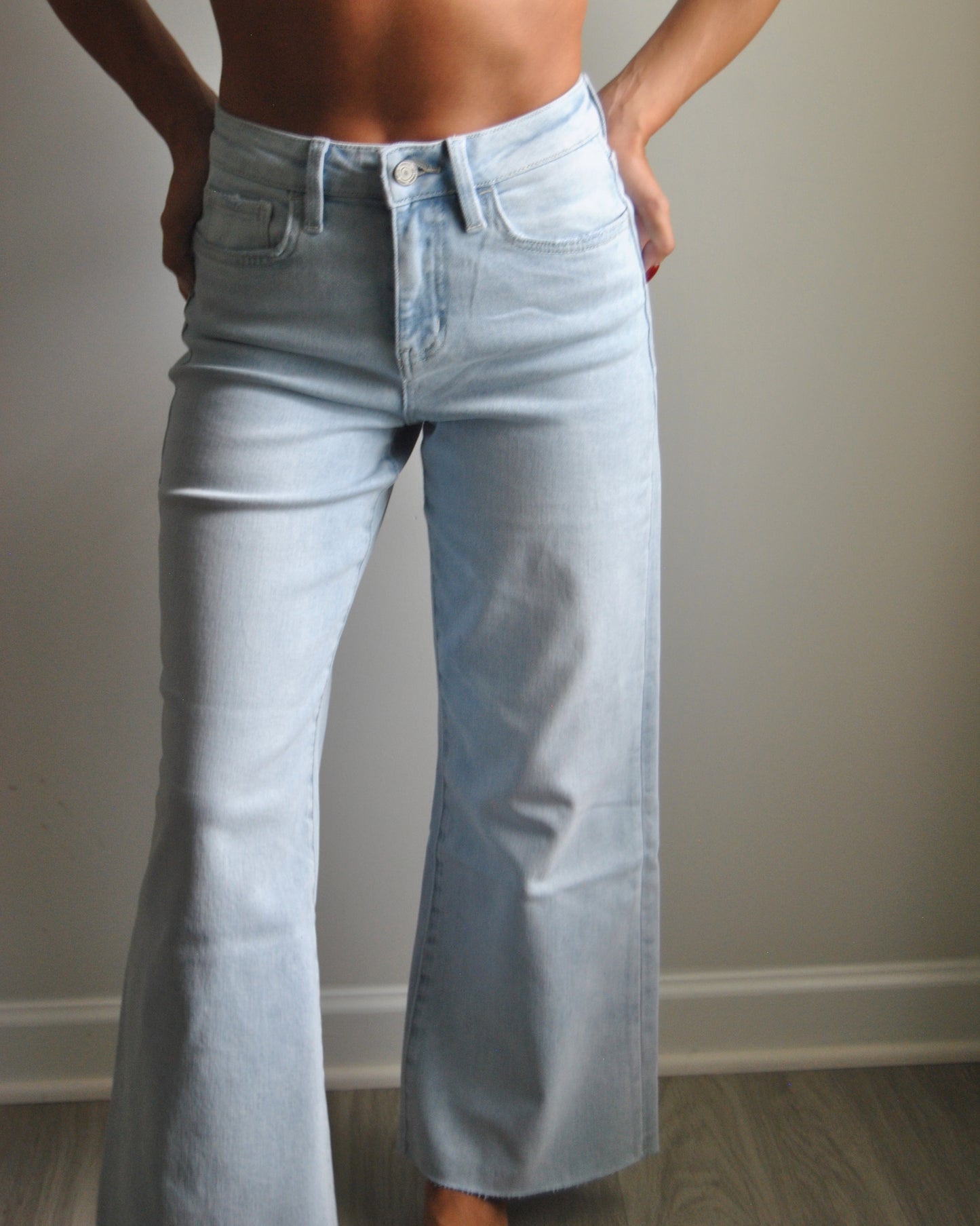 Olivia Cropped Flare Denim