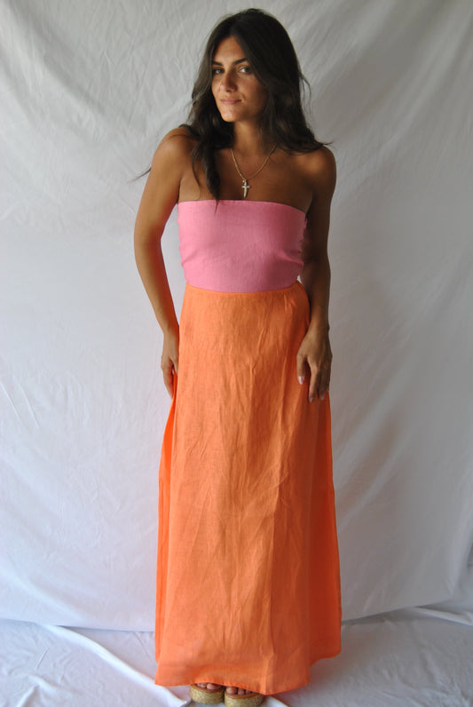Miami Vice Linen Dress