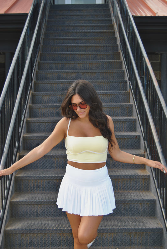 Par' Time Pleated Skort