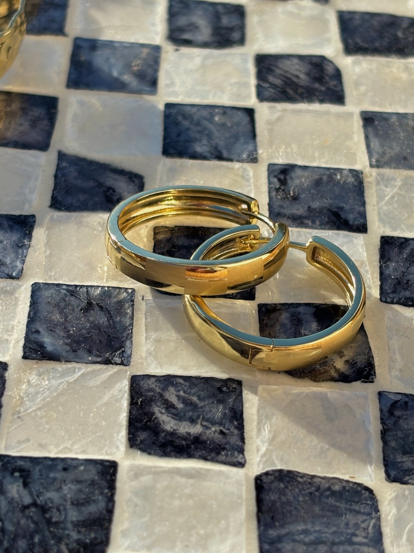 Bruno Textured Hoops