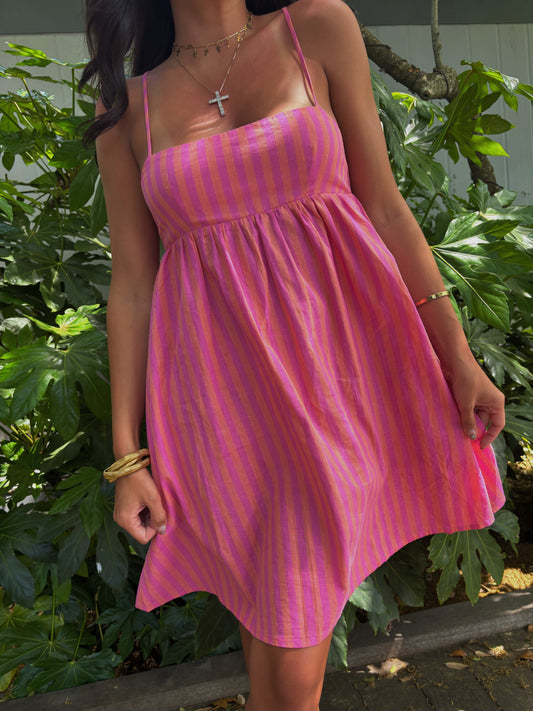 Rylan Linen Babydoll Dress