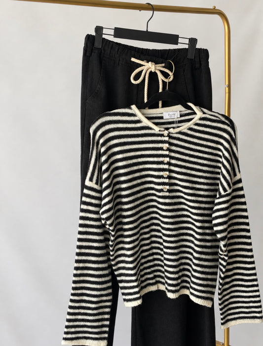 Becklyn Stripe Knit Pullover